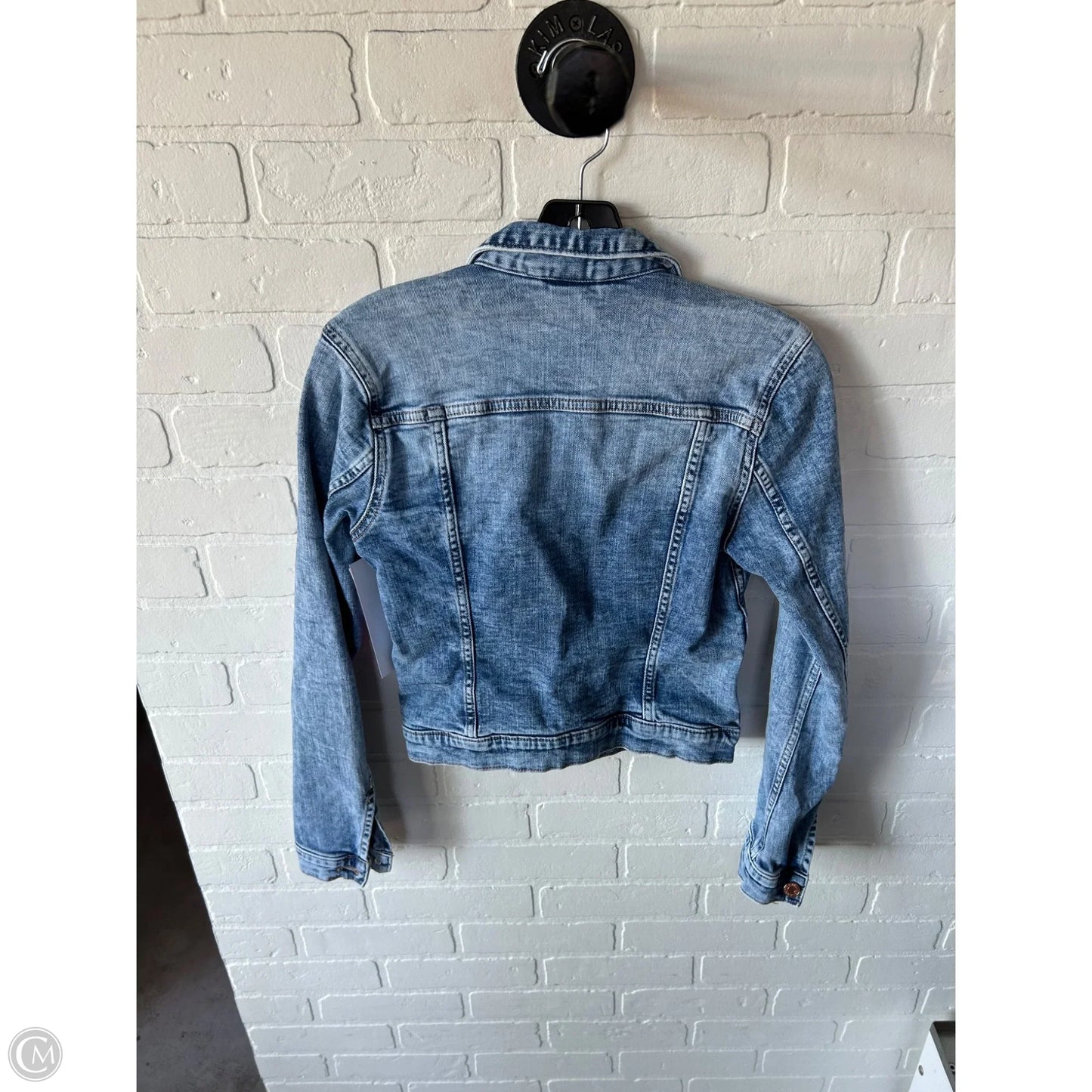 Jacket Denim By H&m In Blue Denim, Size: Xs