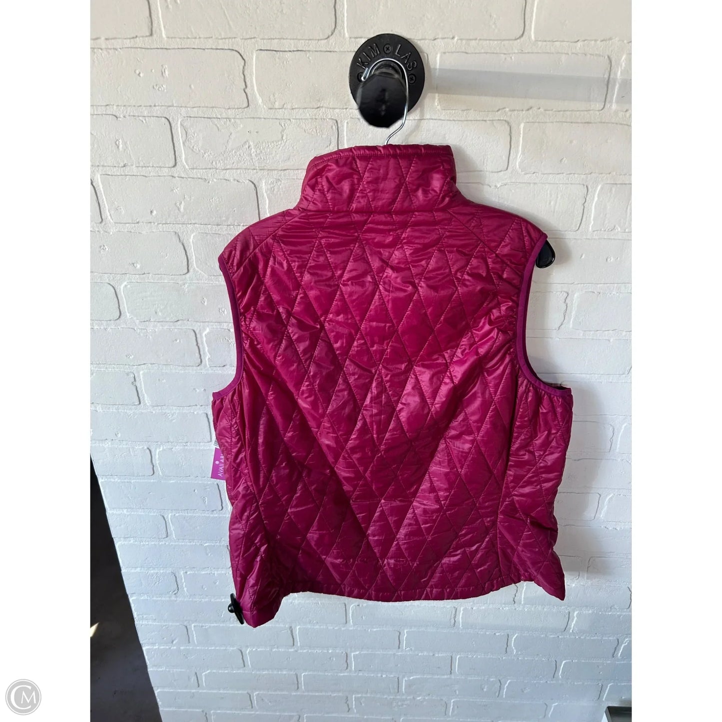 Vest Puffer & Quilted By Patagonia In Pink, Size: Xl