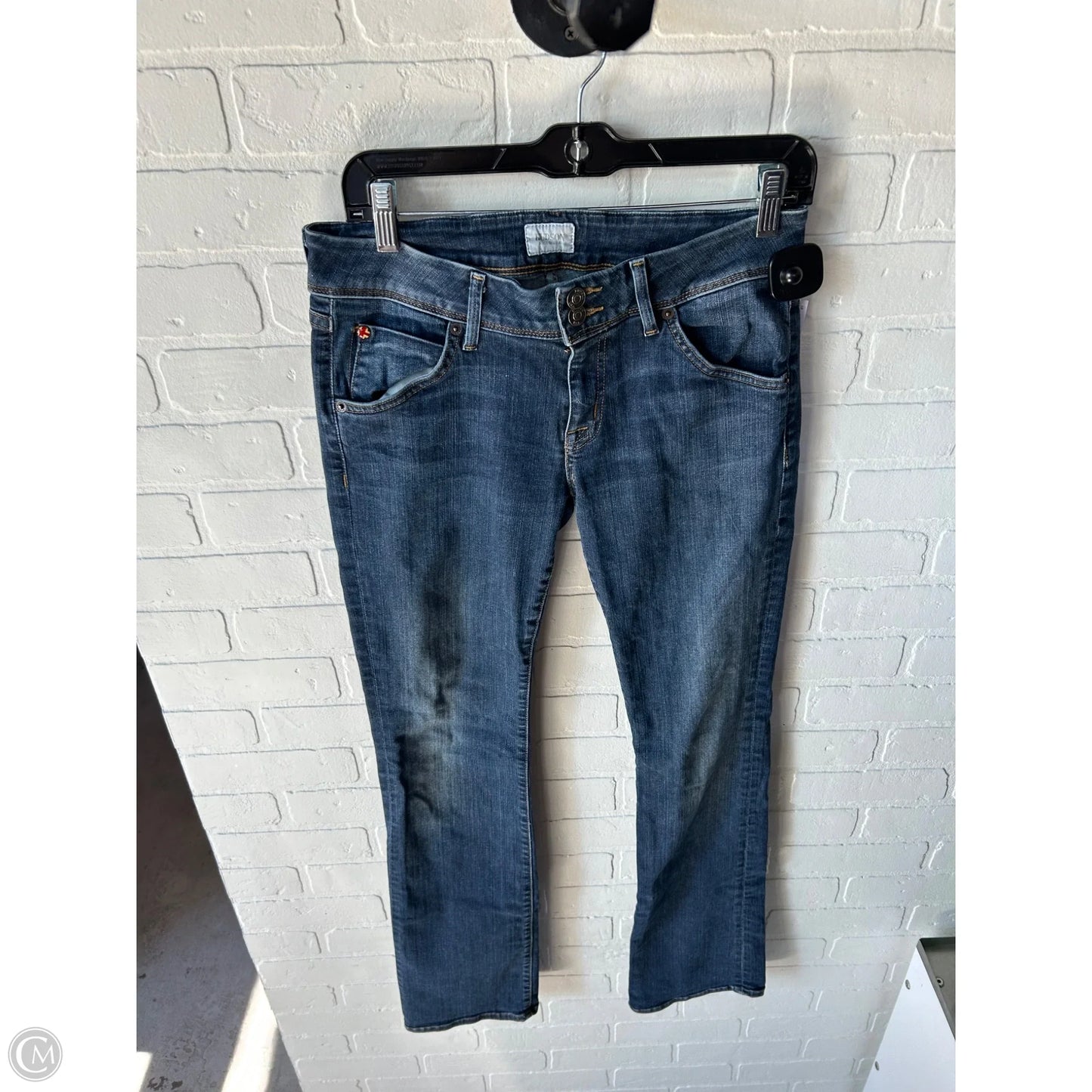 Jeans Boot Cut By Hudson In Blue Denim, Size: 8