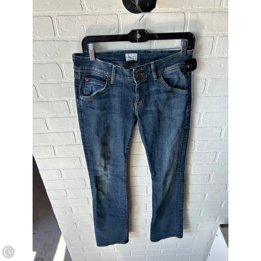 Jeans Boot Cut By Hudson In Blue Denim, Size: 8