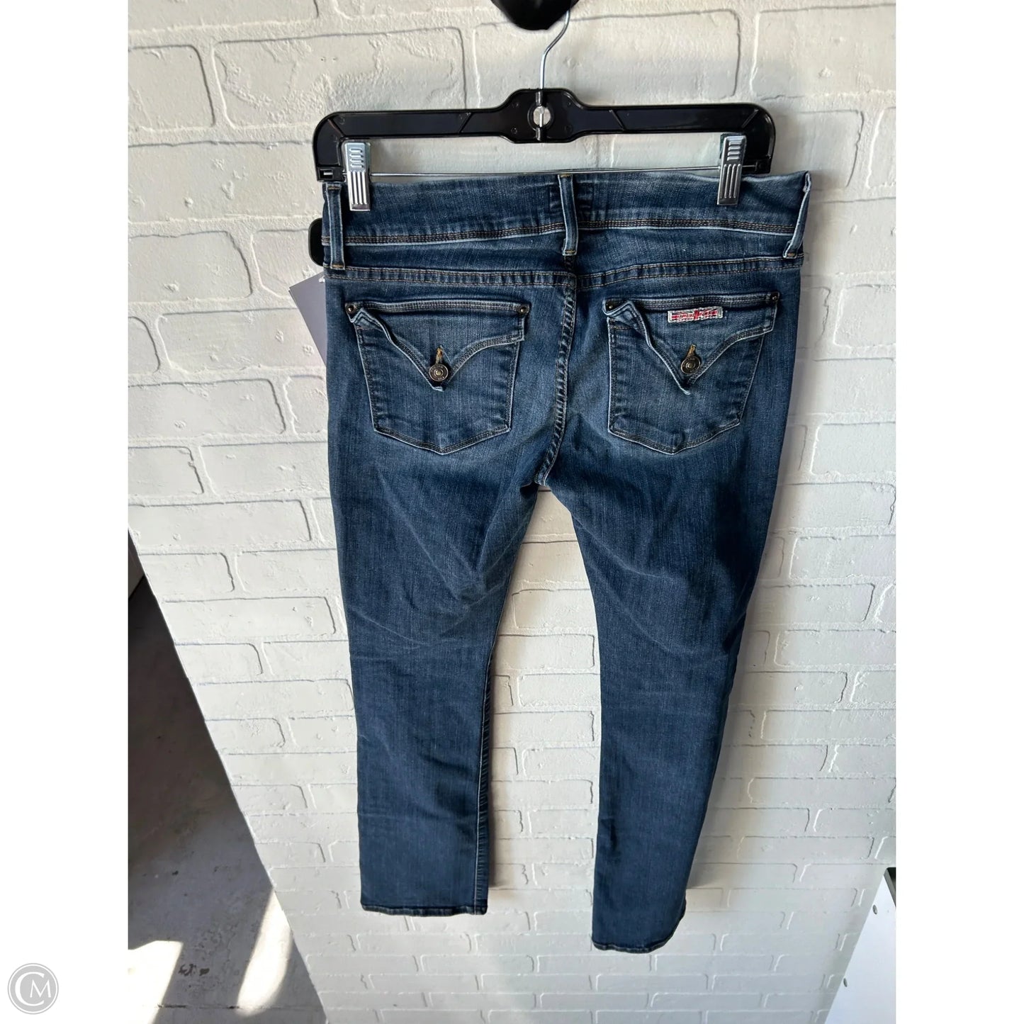 Jeans Boot Cut By Hudson In Blue Denim, Size: 8