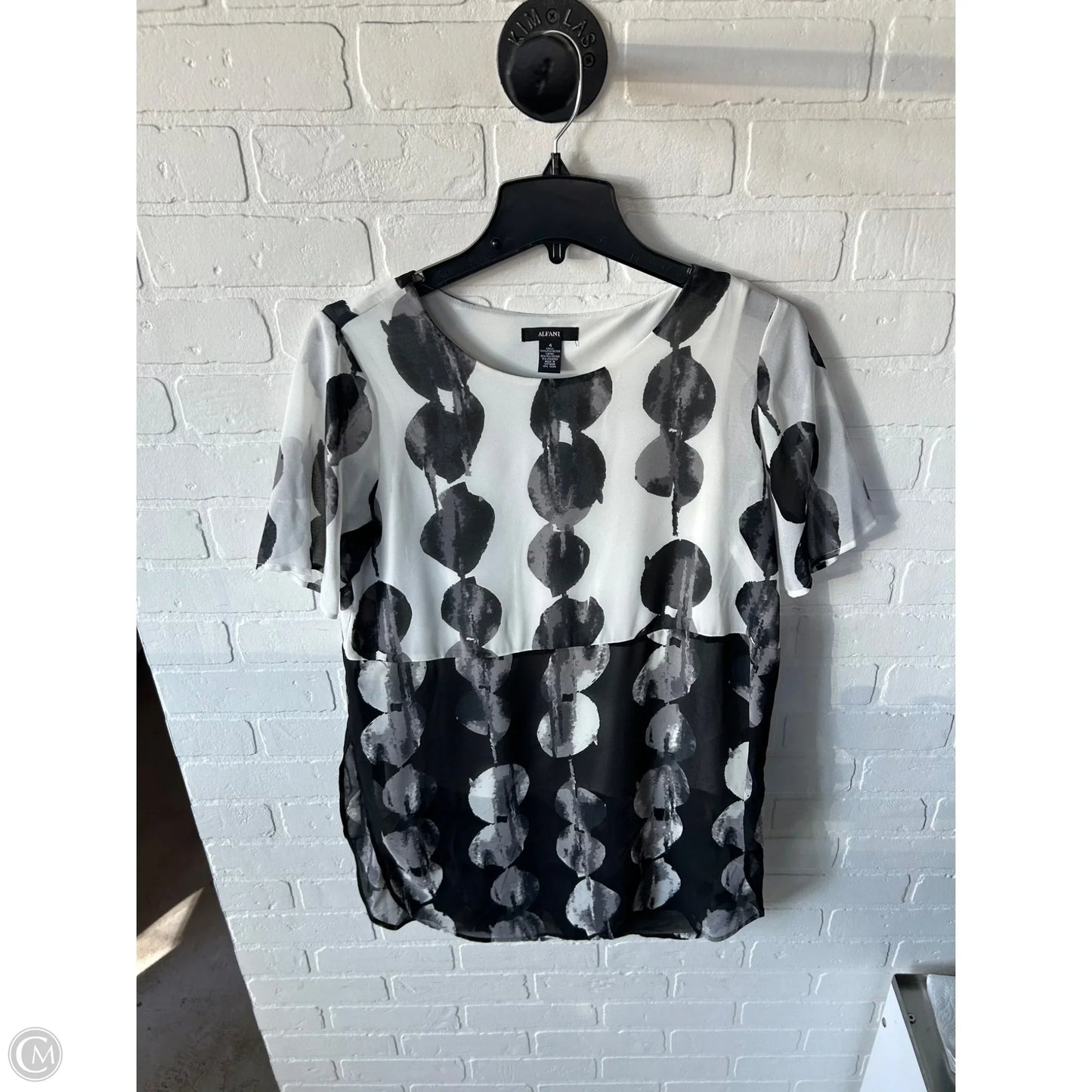 Dress Work By Alfani In Black & White, Size: S