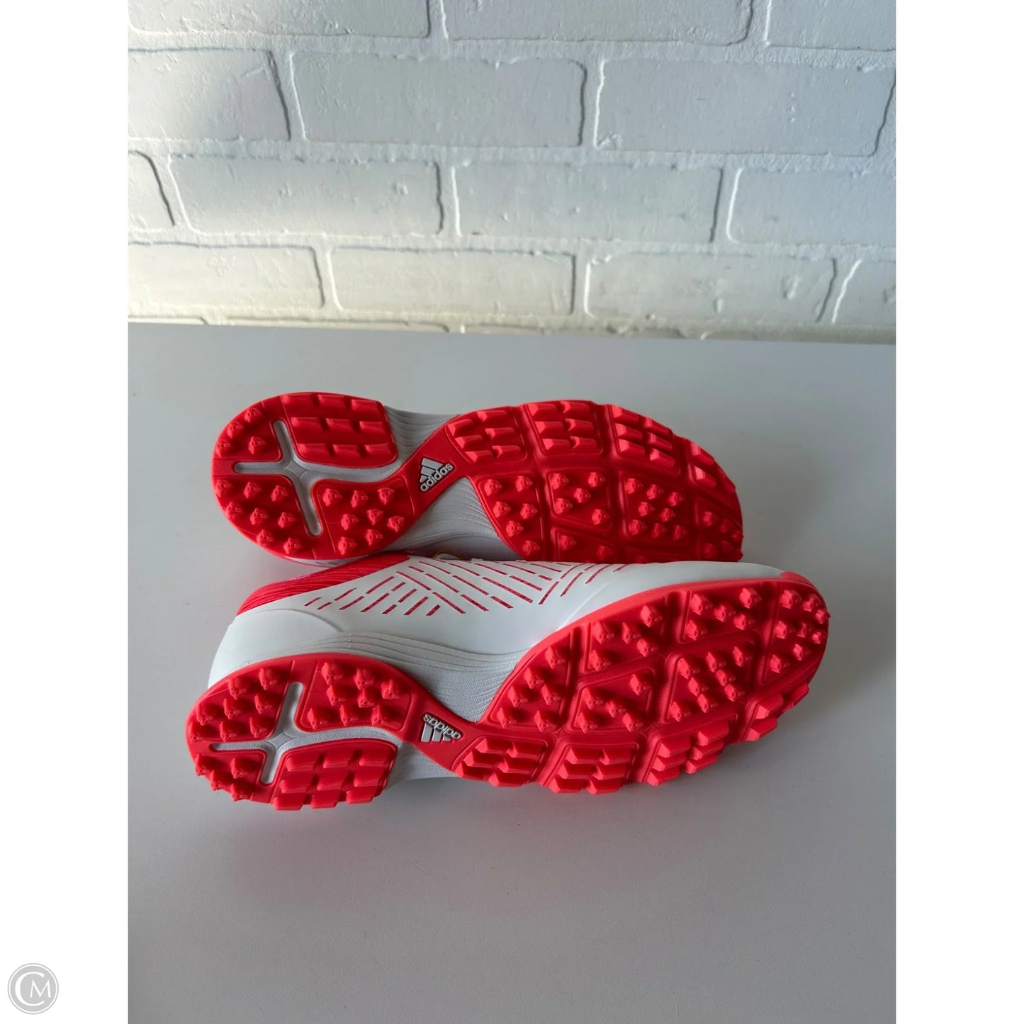 Shoes Athletic By Adidas In Pink & White, Size: 8
