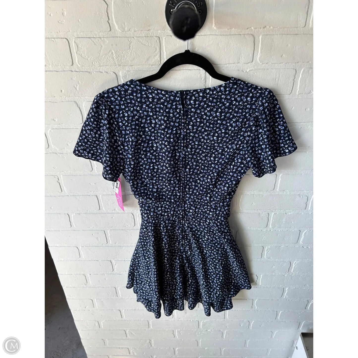 Dress Casual Short By Cmc In Blue & White, Size: Xs