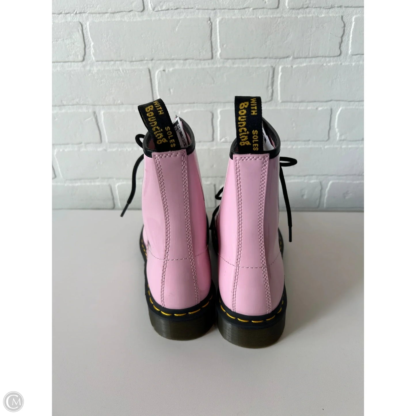 Boots Ankle Flats By Dr Martens In Pink, Size: 8