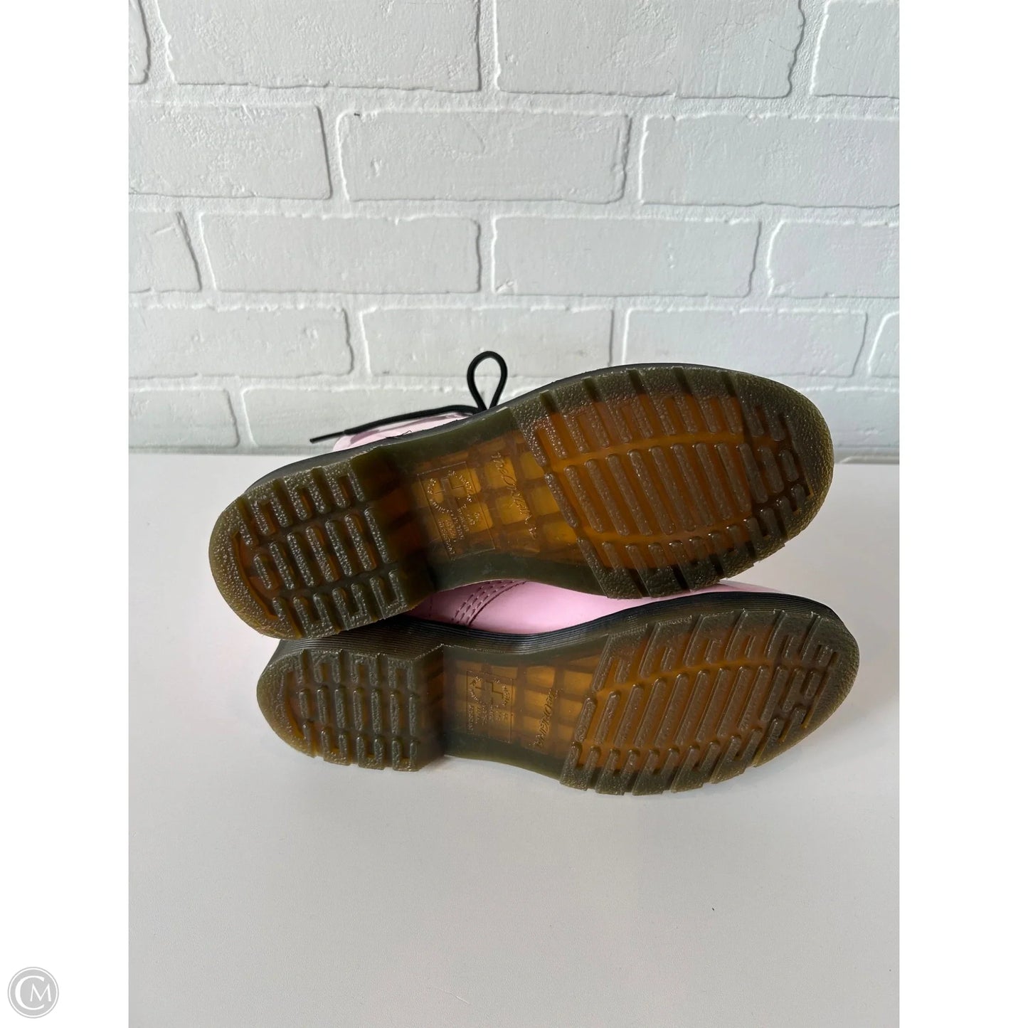 Boots Ankle Flats By Dr Martens In Pink, Size: 8