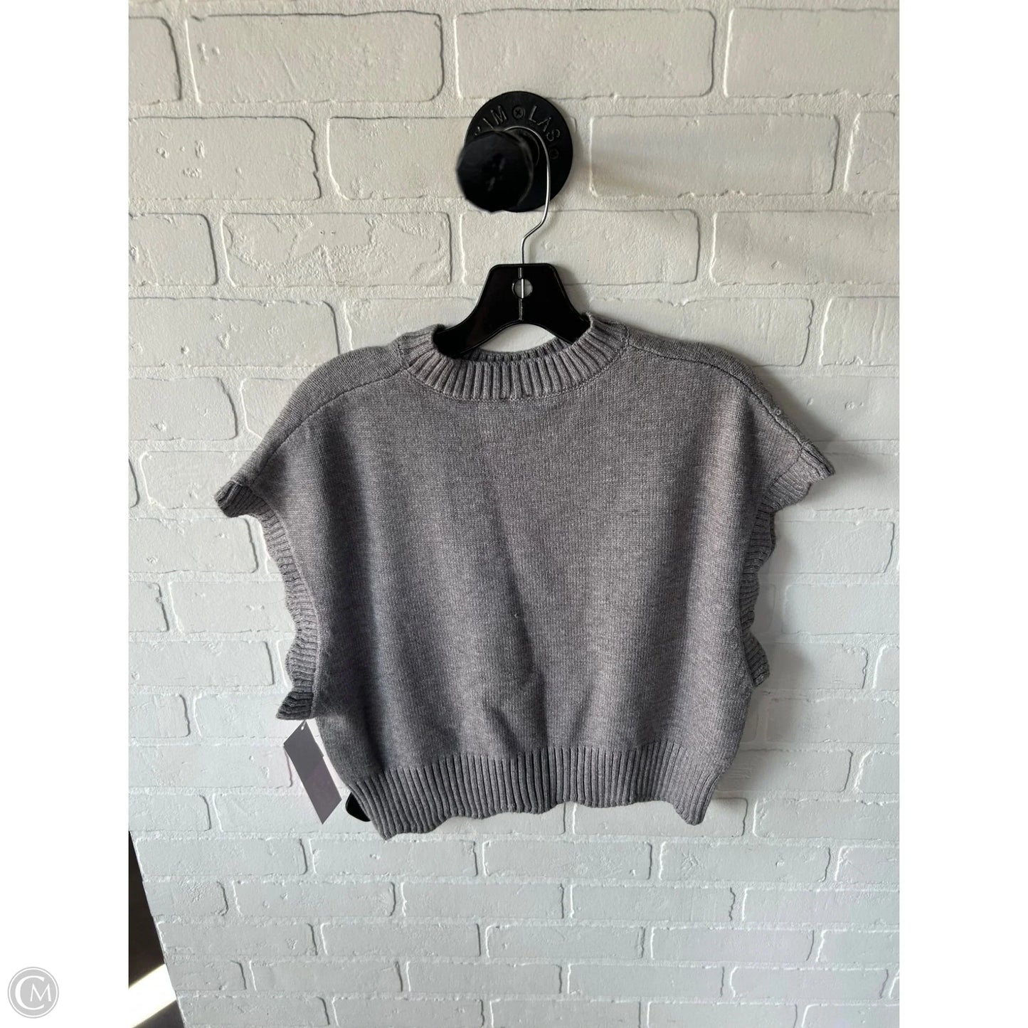 Vest Sweater By Anna & Ava In Grey, Size: L