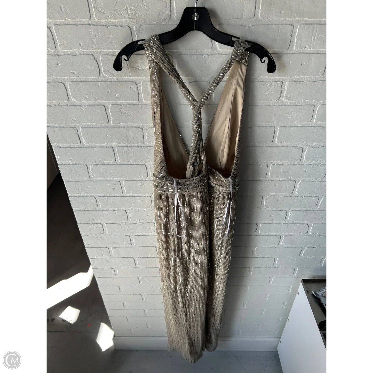 Jumpsuit By Lulus In Silver & Tan, Size: Xl
