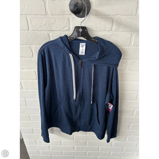 Athletic Jacket By Members Mark In Blue, Size: Xl