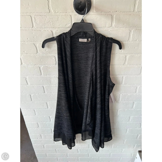 Vest Other By Logo In Black & Grey, Size: L