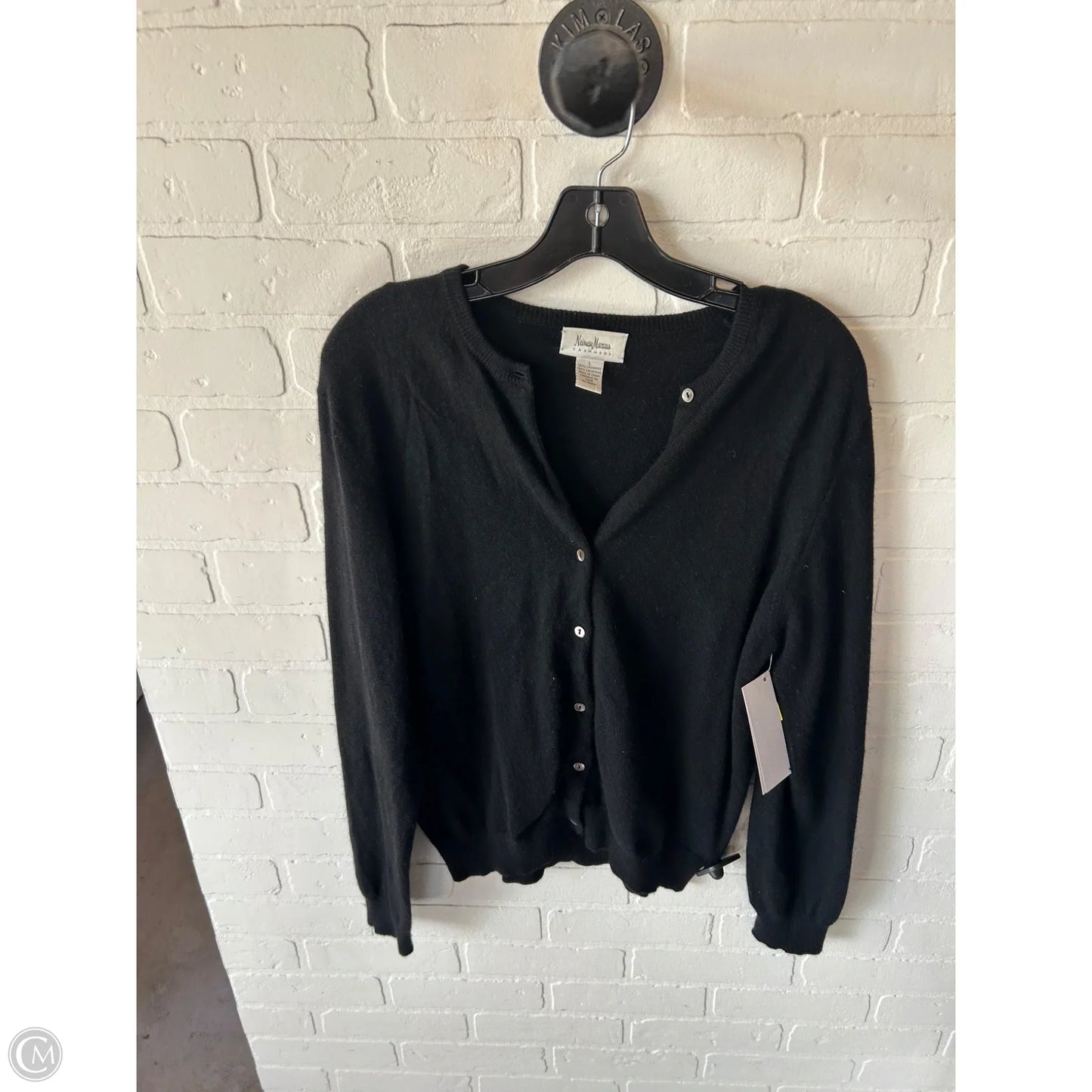 Sweater Designer By Neiman Marcus In Black, Size: L