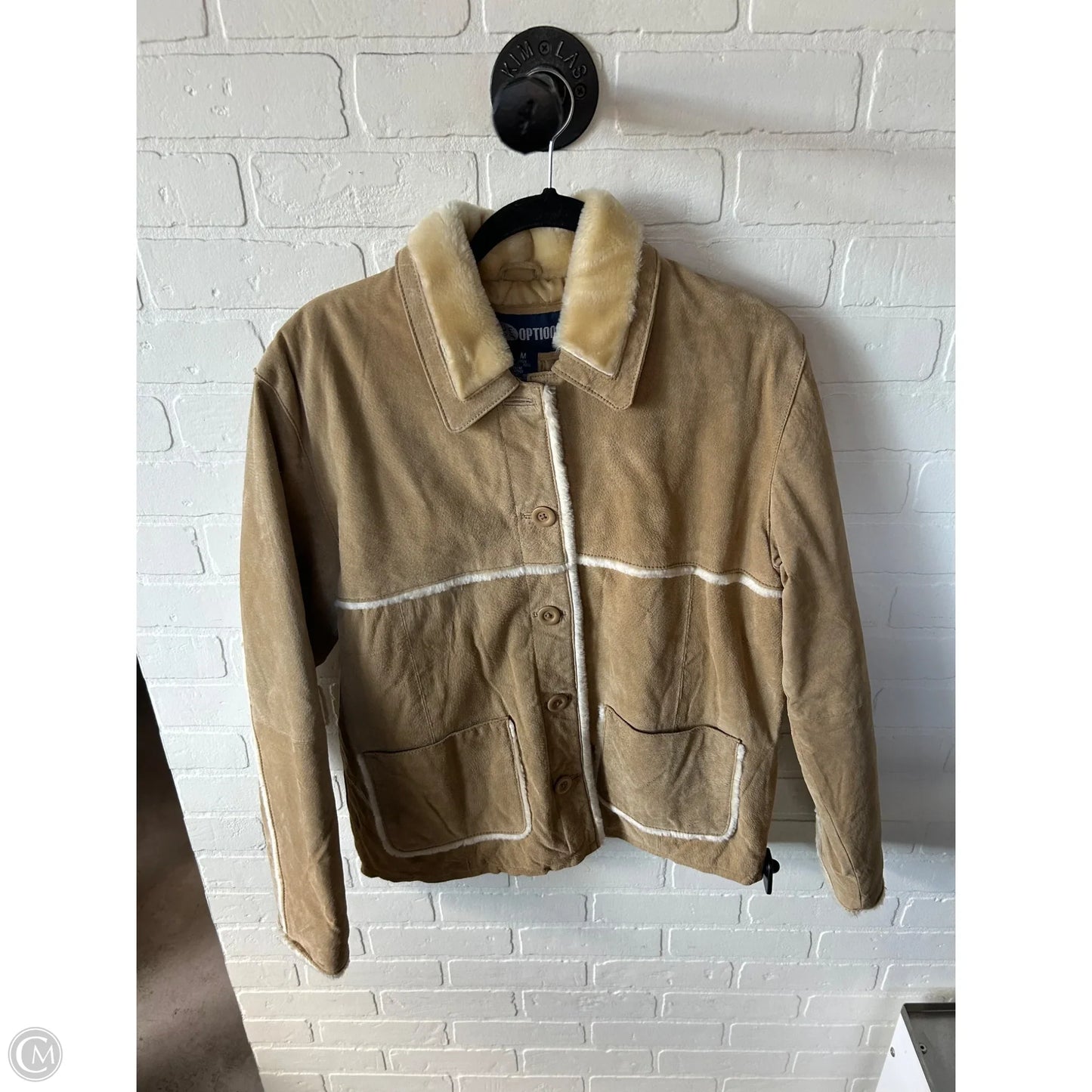 Coat Leather By Rue 21 In Tan, Size: M