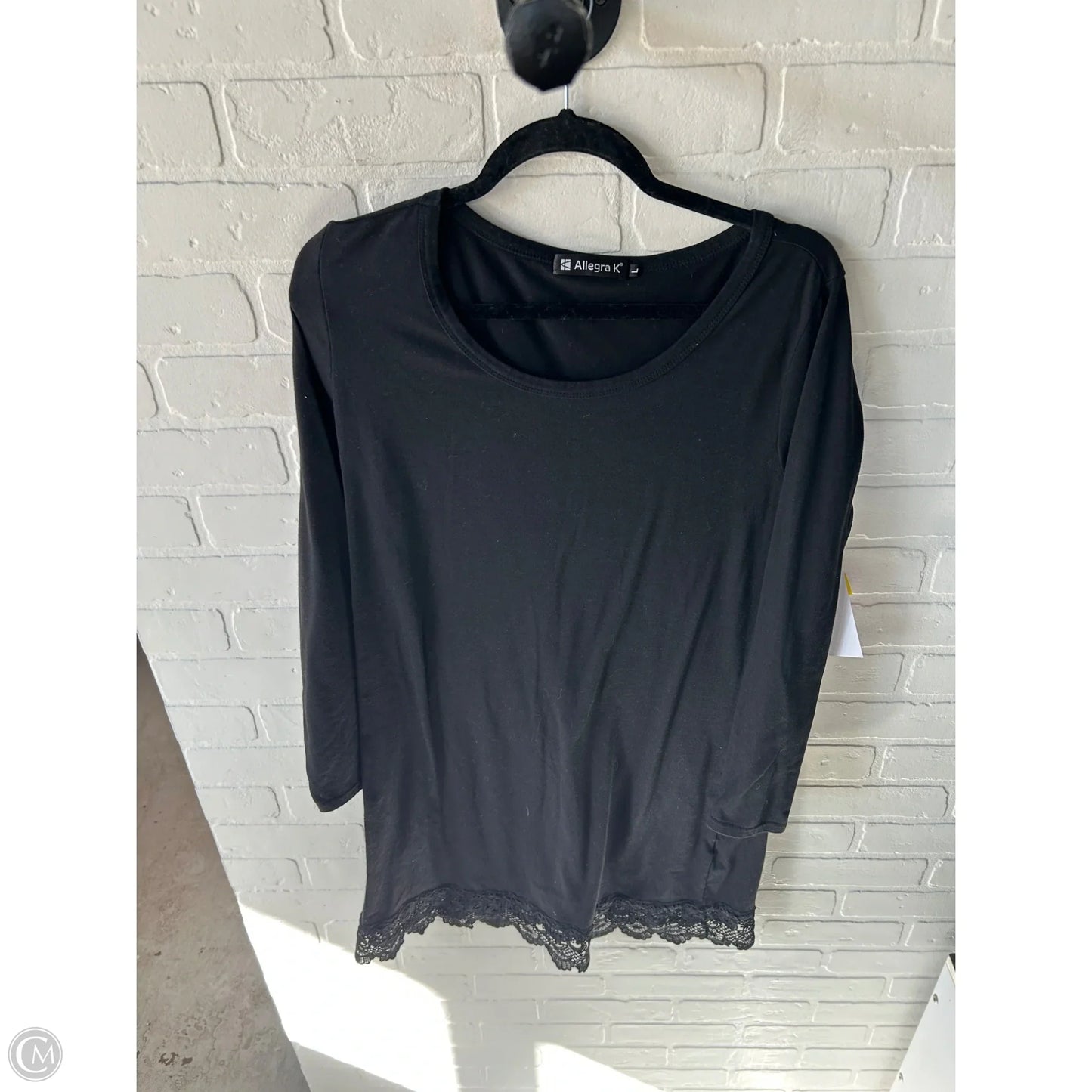 Dress Casual Midi By Allegra K In Black, Size: L