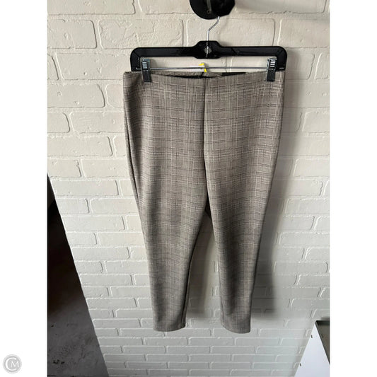 Pants Leggings By Jules & Leopold In Cream & Grey, Size: 8