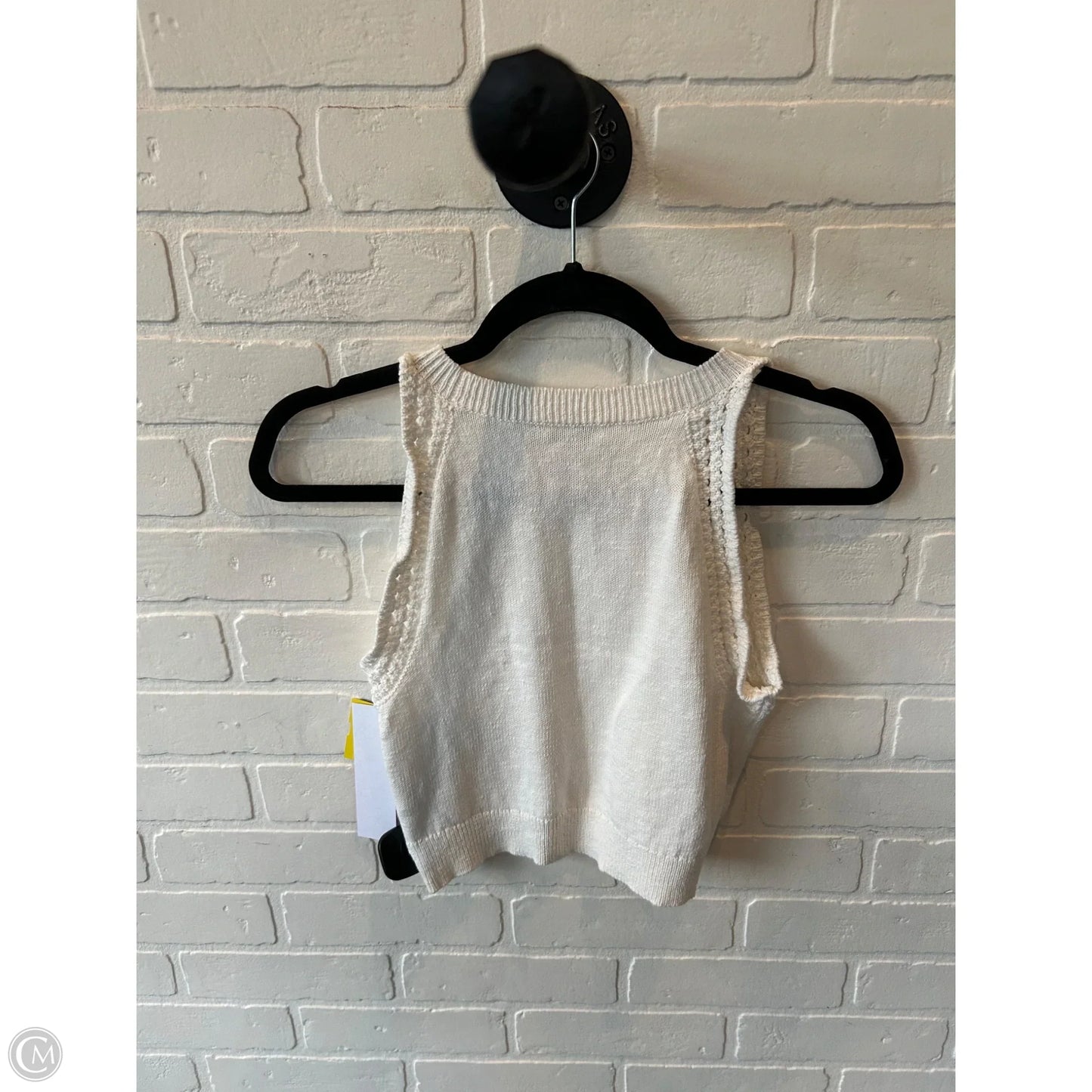 Vest Sweater By Madewell In White, Size: S