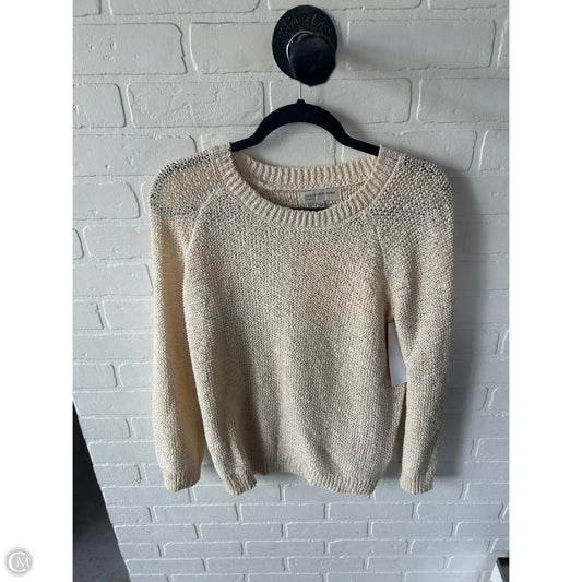Sweater By Jones New York In Cream, Size: L