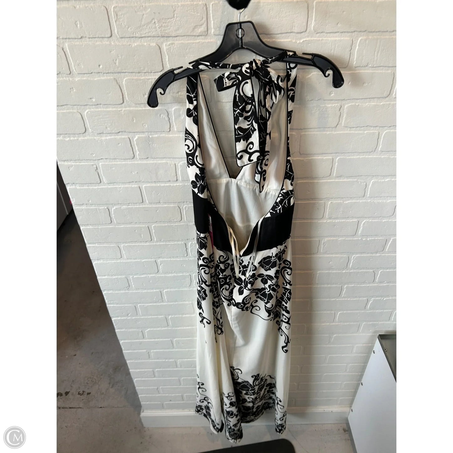 Dress Party Long By White House Black Market In Black & White, Size: L