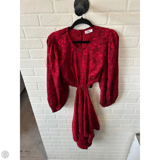 Dress Party Short By Cmb In Red, Size: L