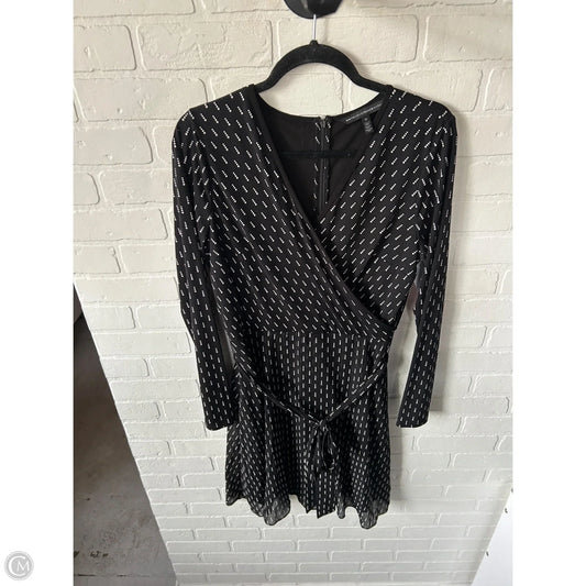 Dress Work By White House Black Market In Black & White, Size: L