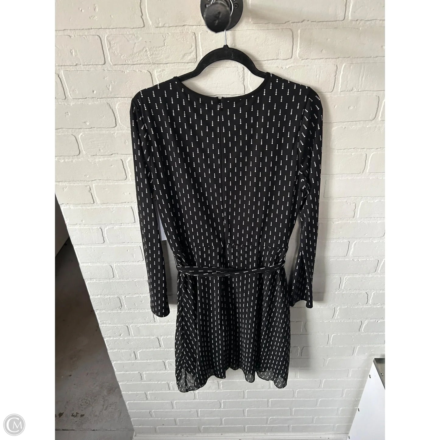 Dress Work By White House Black Market In Black & White, Size: L