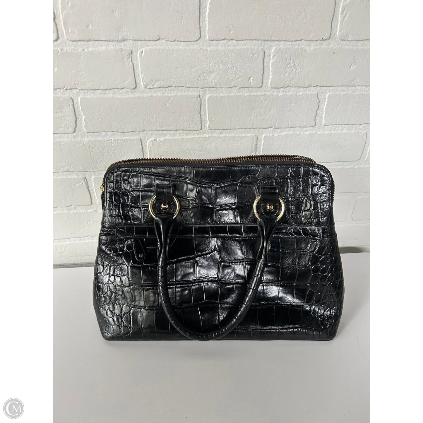 Handbag Leather By Cmb, Size: Large