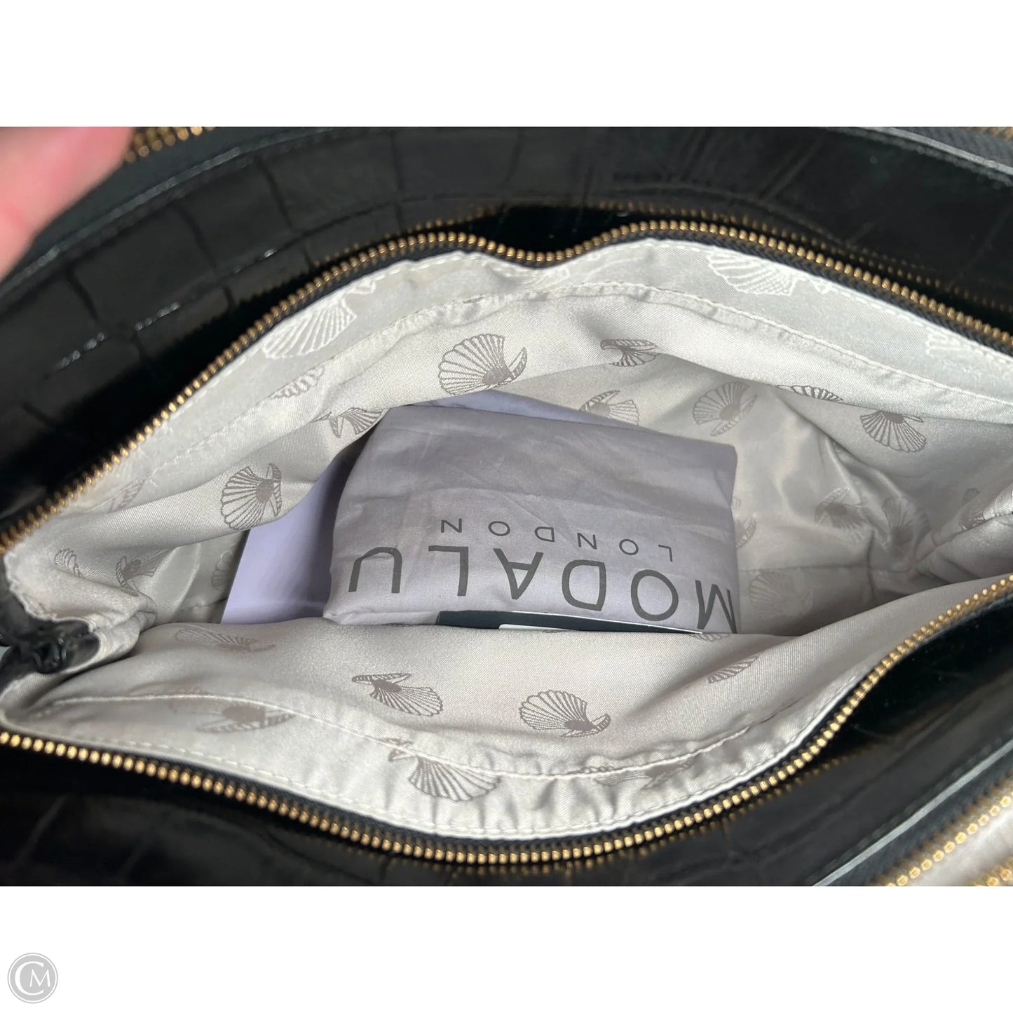 Handbag Leather By Cmb, Size: Large