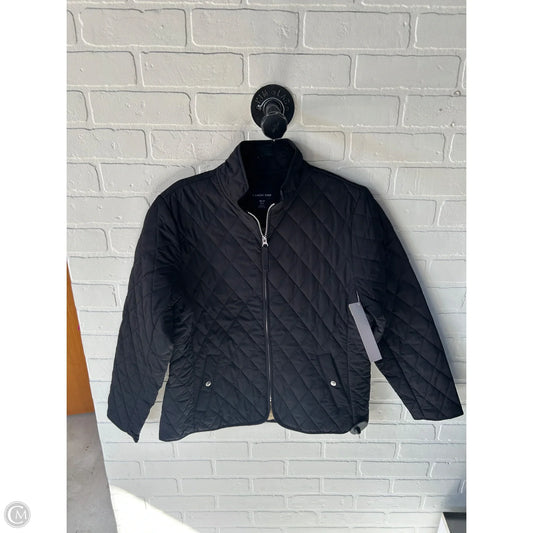 Jacket Puffer & Quilted By Lands End In Black, Size: M