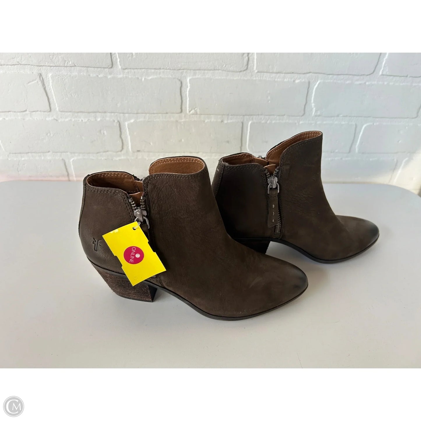 Boots Designer By Frye In Brown, Size: 6