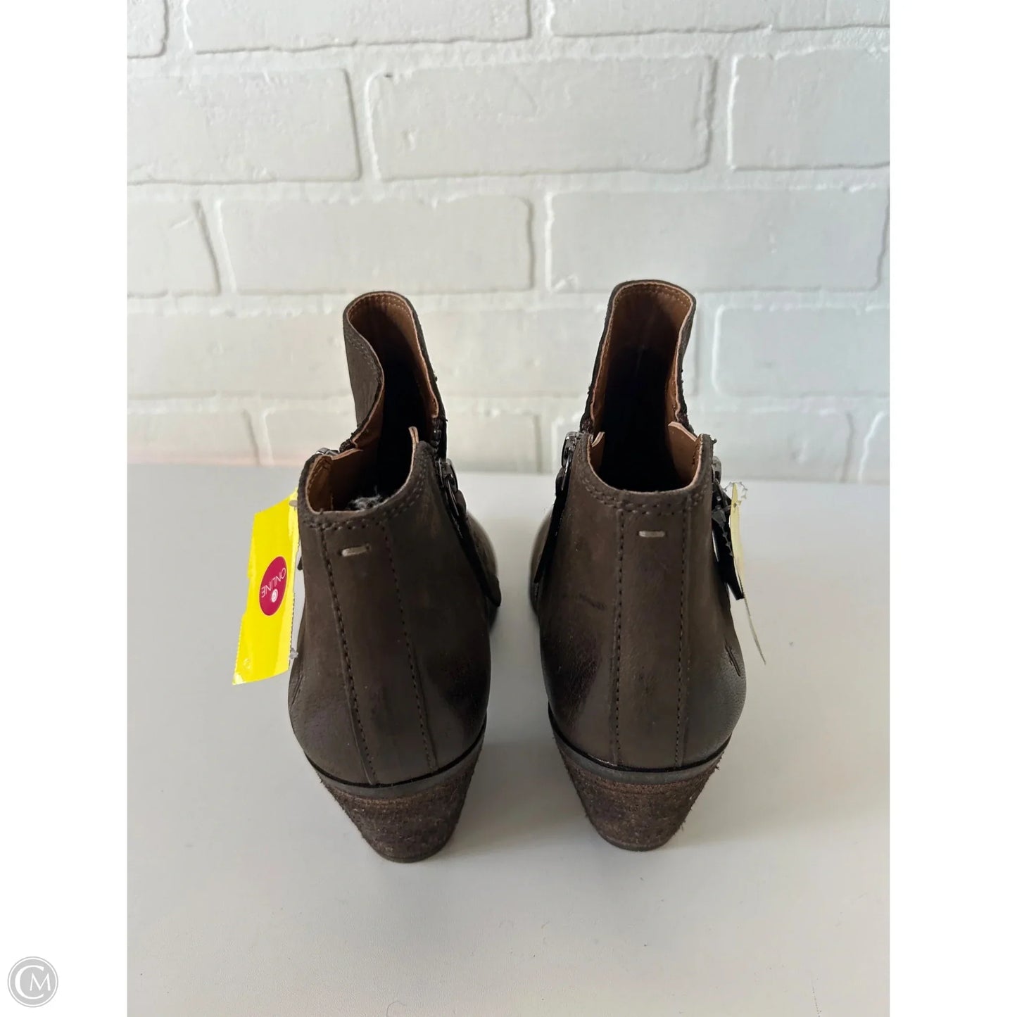 Boots Designer By Frye In Brown, Size: 6