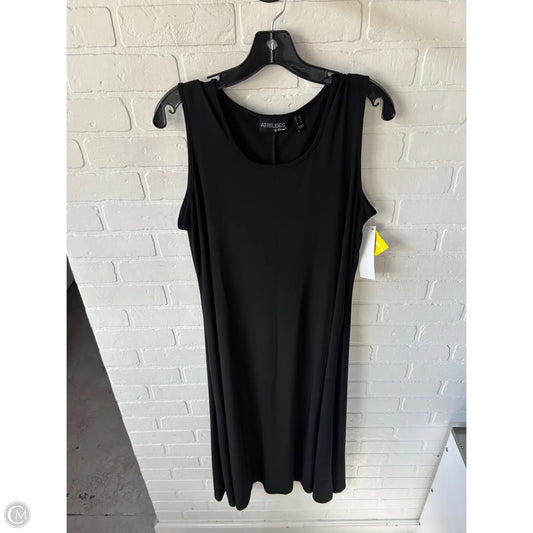 Dress Casual Midi By Clothes Mentor In Black, Size: L