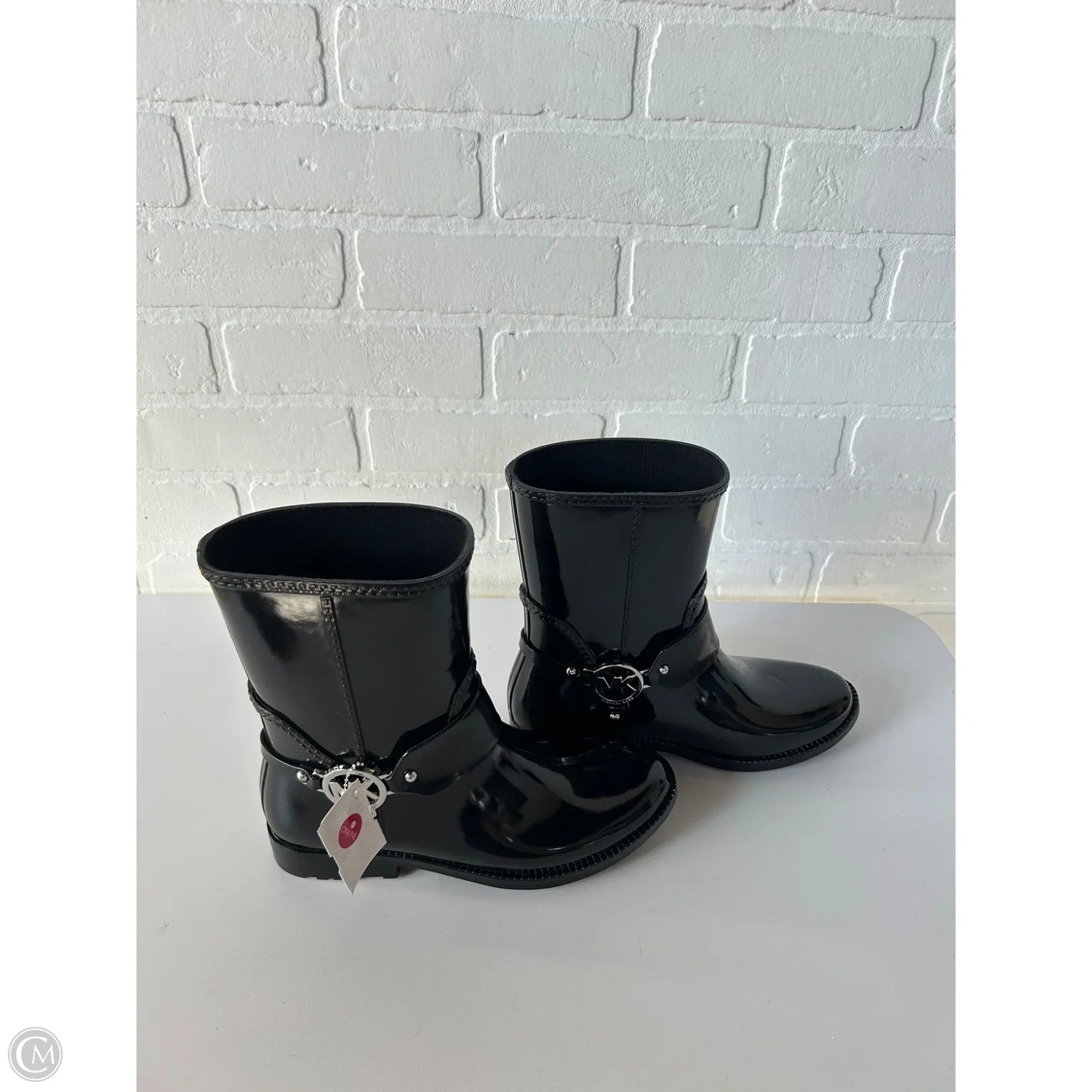 Boots Designer By Michael Kors In Black, Size: 7