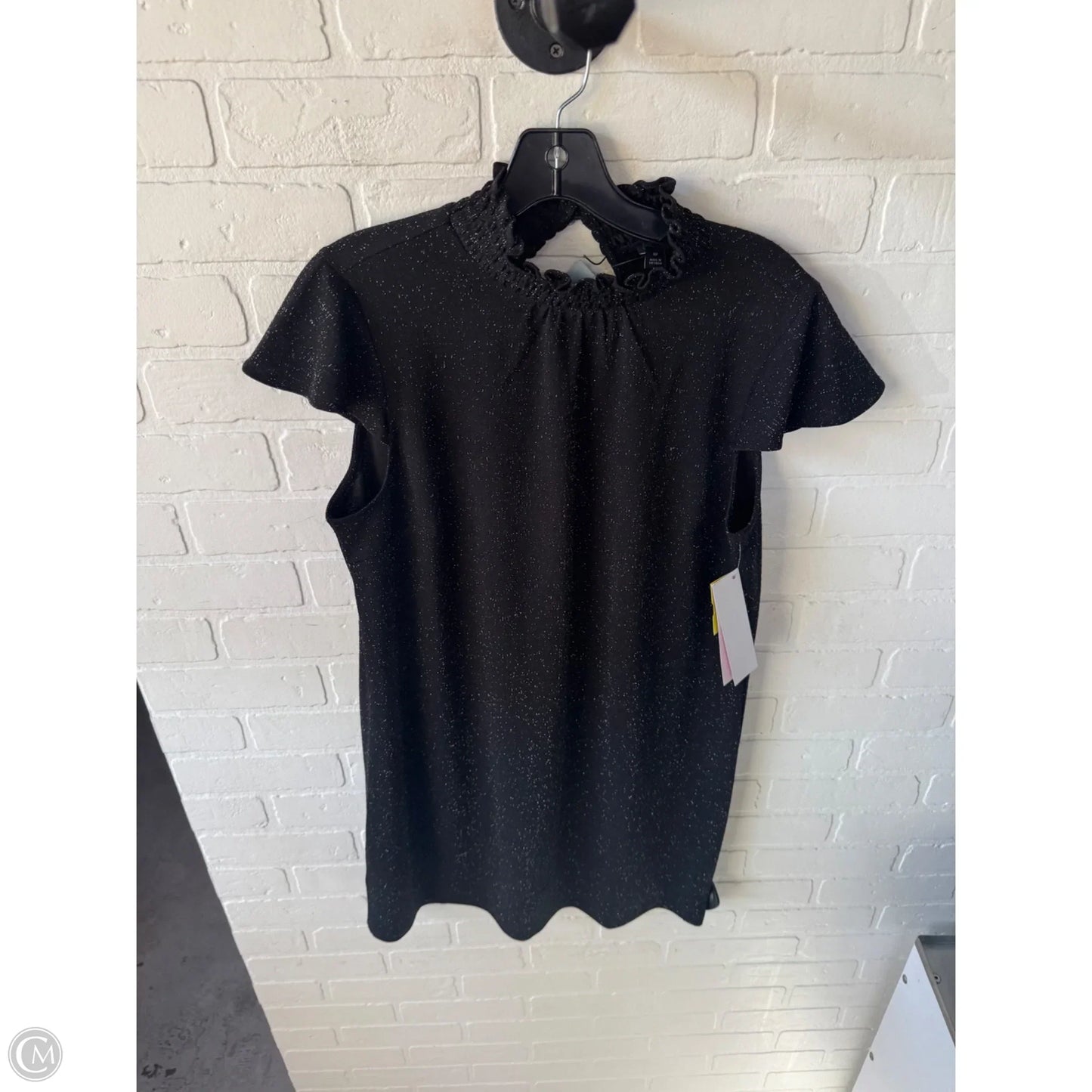 Dress Party Midi By Ann Taylor In Black & Silver, Size: Mp