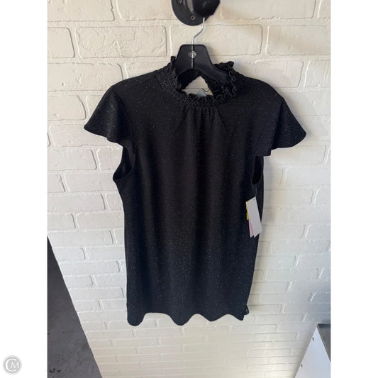 Dress Party Midi By Ann Taylor In Black & Silver, Size: Mp