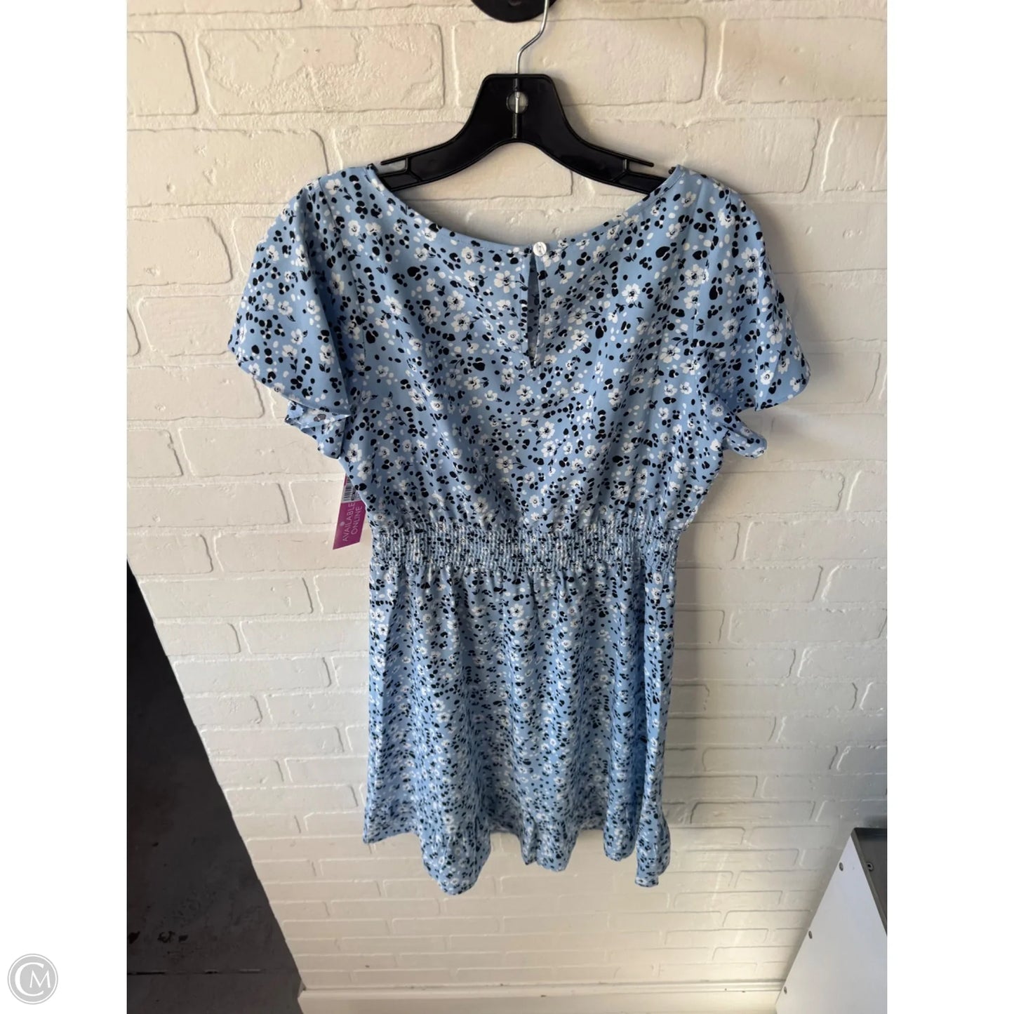 Dress Work By Ann Taylor In Blue & White, Size: M