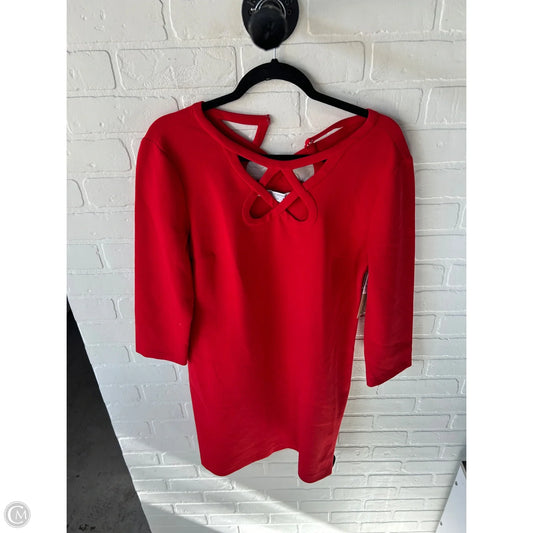 Dress Designer By Diane Von Furstenberg In Red, Size: L