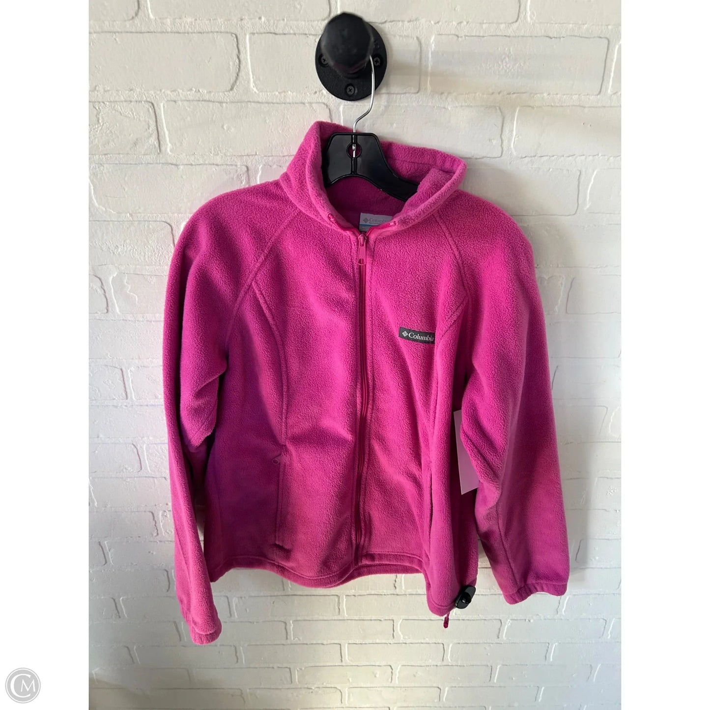 Jacket Fleece By Columbia In Pink, Size: L