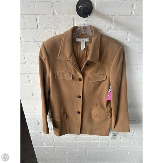 Coat Peacoat By Clothes Mentor In Brown, Size: M