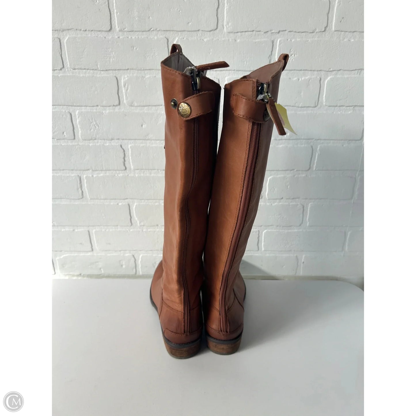Boots Knee Flats By Sam Edelman In Brown, Size: 9.5