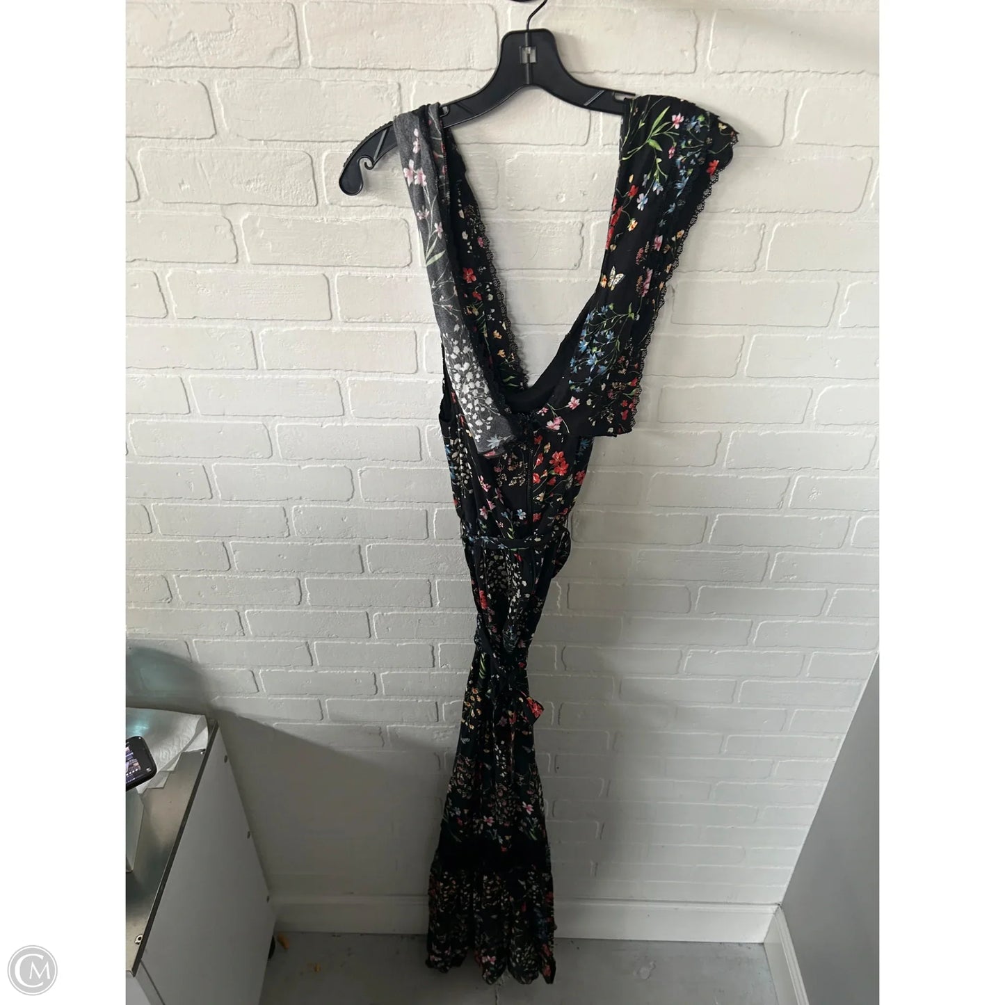 Dress Designer By Alice + Olivia In Black & Red, Size: S