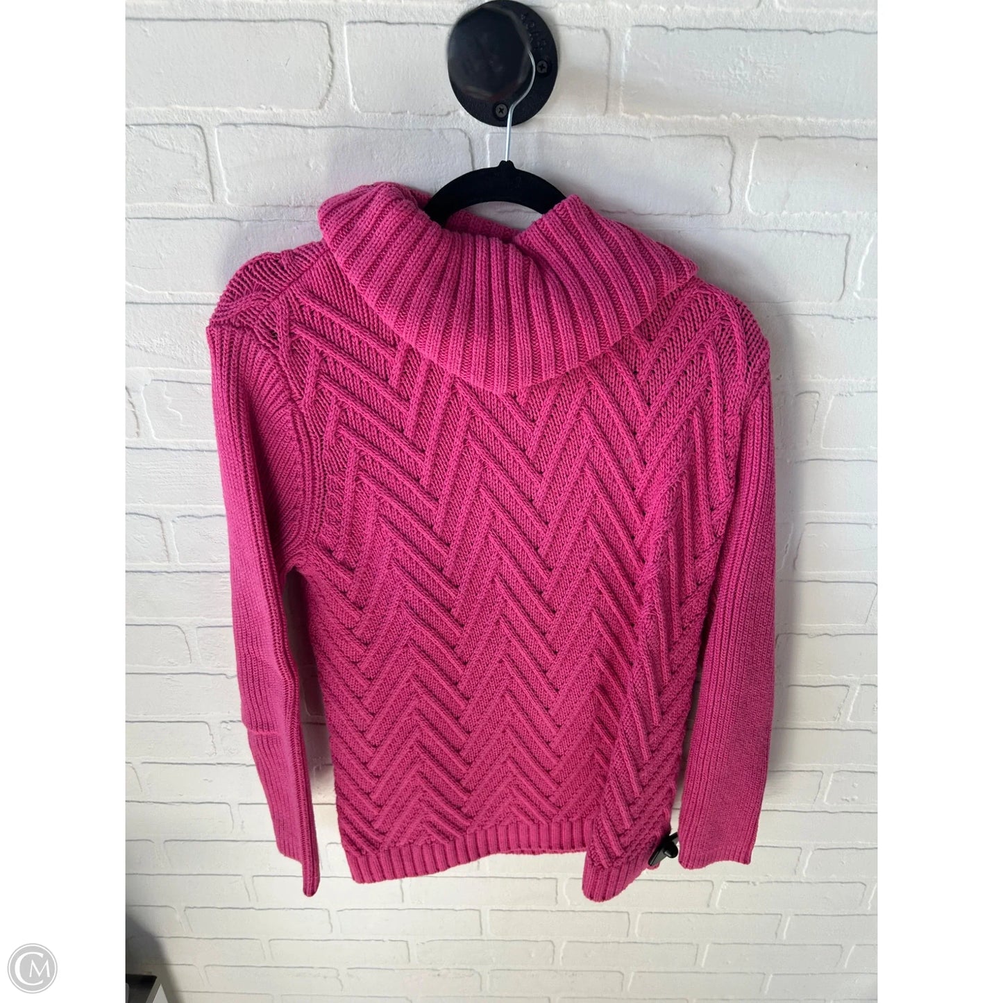 Sweater By Talbots In Pink, Size: L