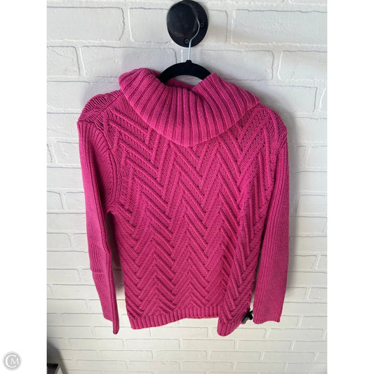 Sweater By Talbots In Pink, Size: L