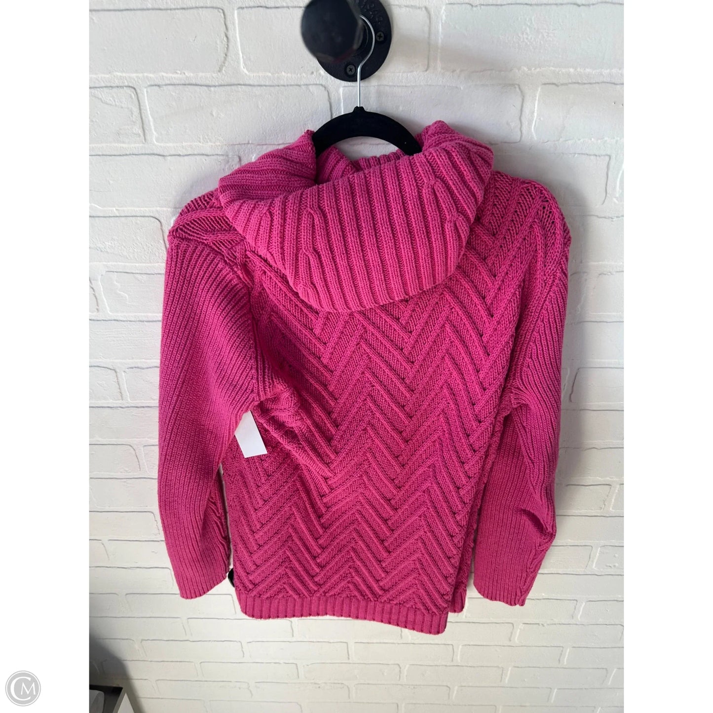 Sweater By Talbots In Pink, Size: L