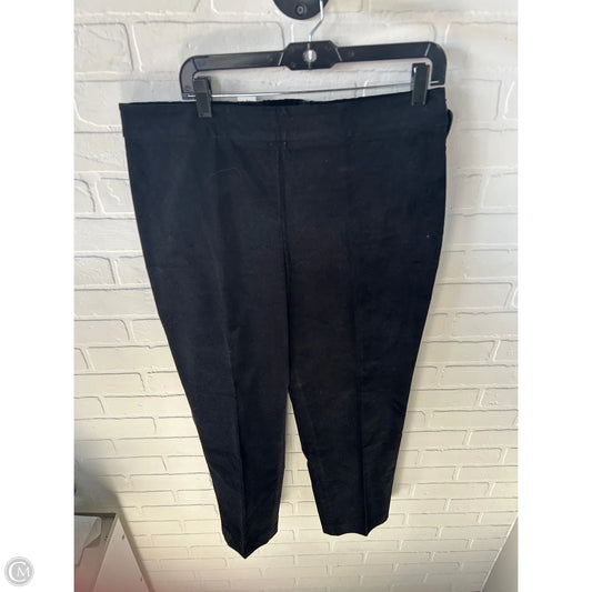 Pants Dress By Talbots In Black & Blue, Size: 14