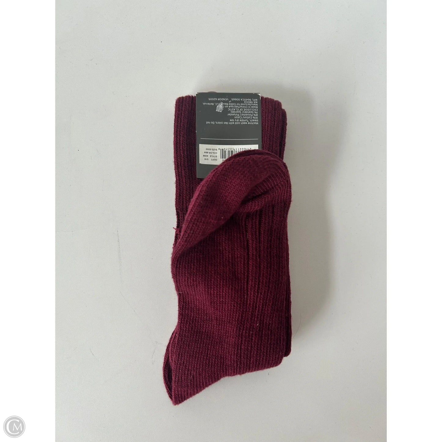 Socks By Eddie Bauer In Maroon, Size: Osfm