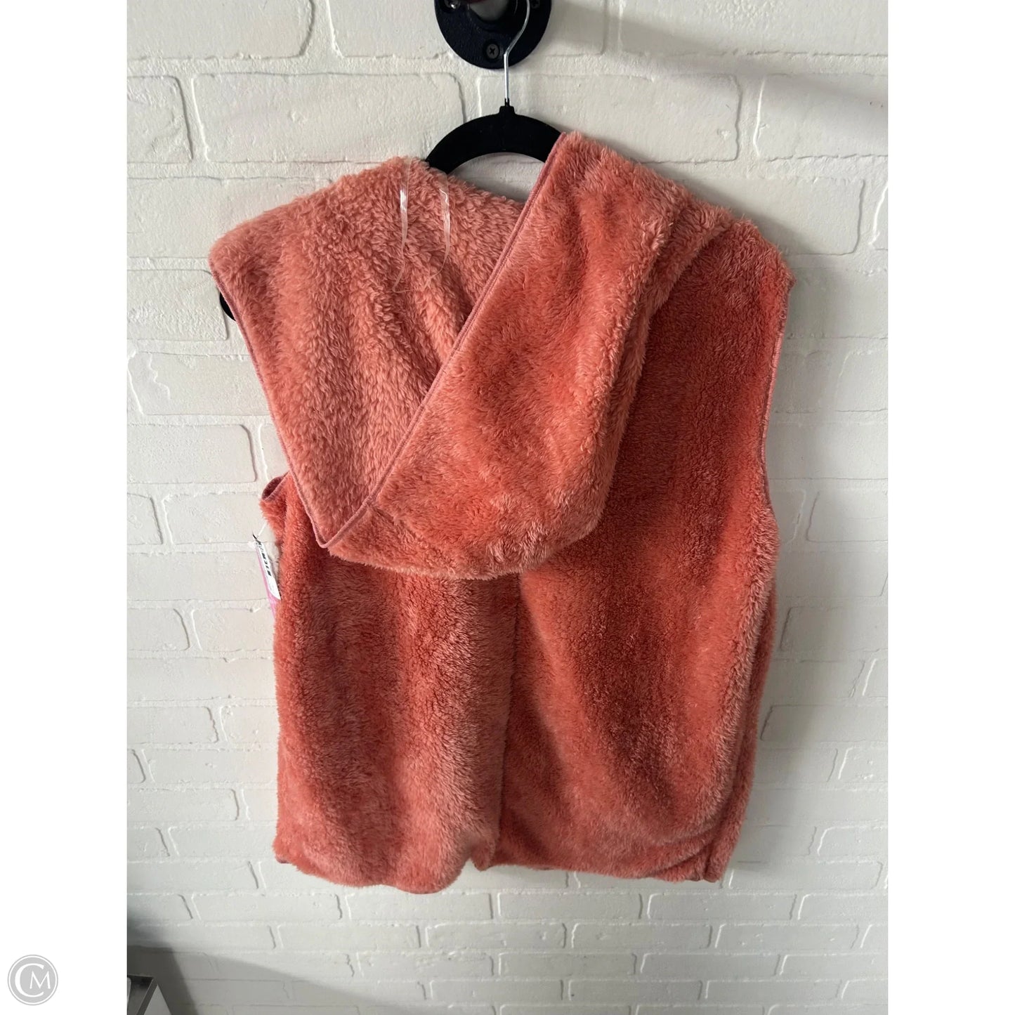 Vest Sweater By Zenana Outfitters In Orange, Size: M