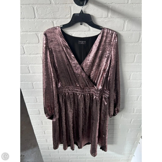 Dress Party Midi By Lane Bryant In Plaid Pattern, Size: 1x