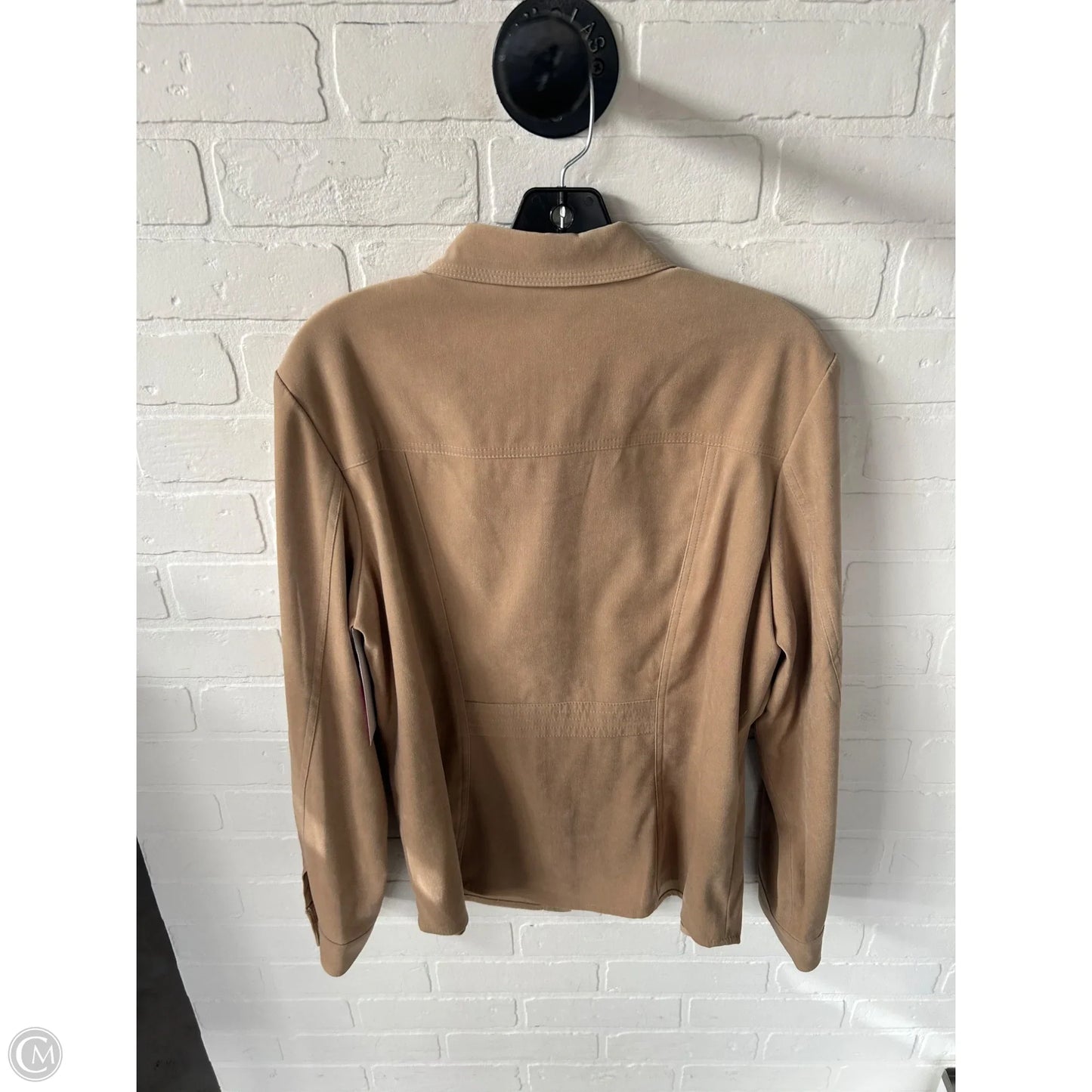 Top Long Sleeve By Talbots In Brown, Size: L
