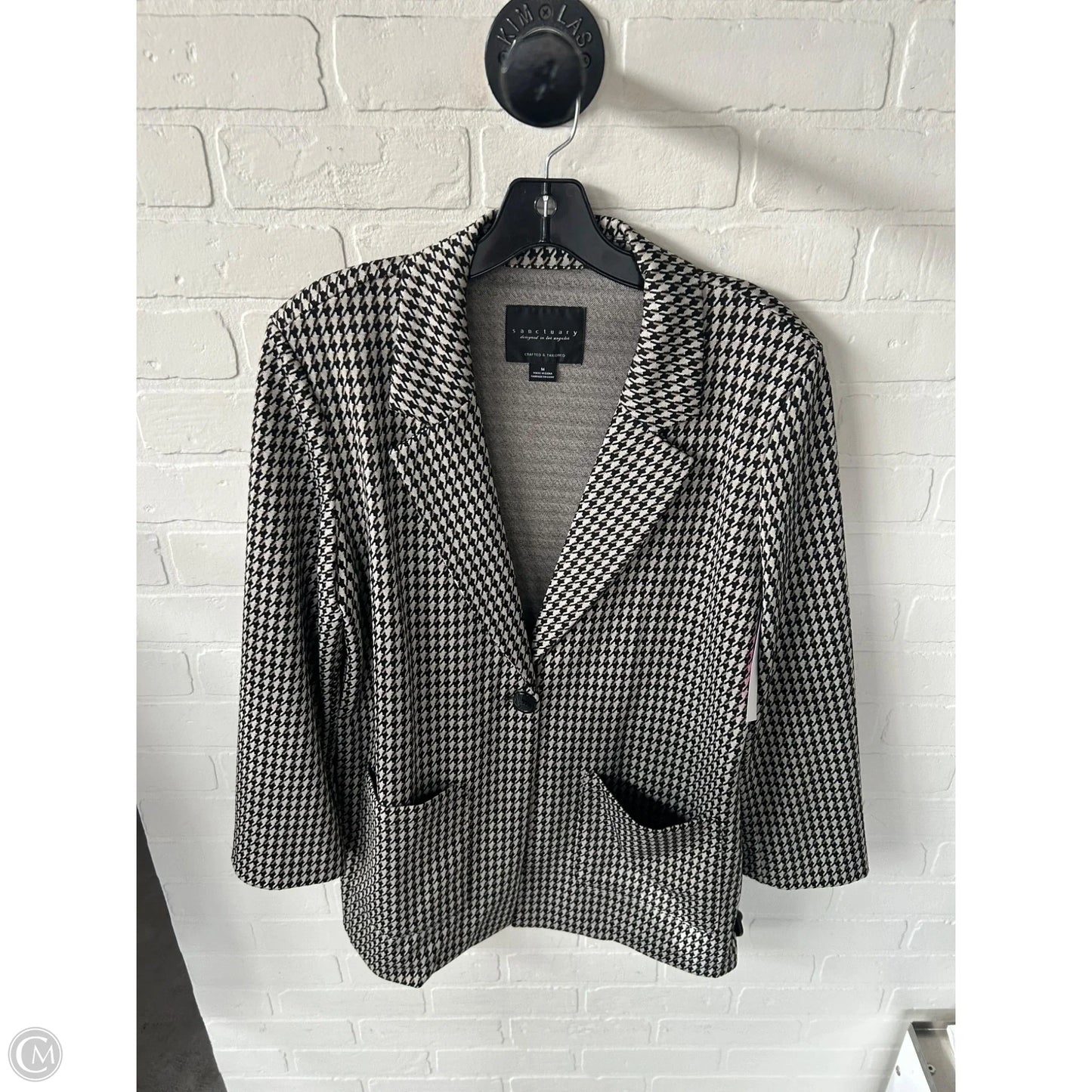 Blazer By Sanctuary In Black & Tan, Size: M