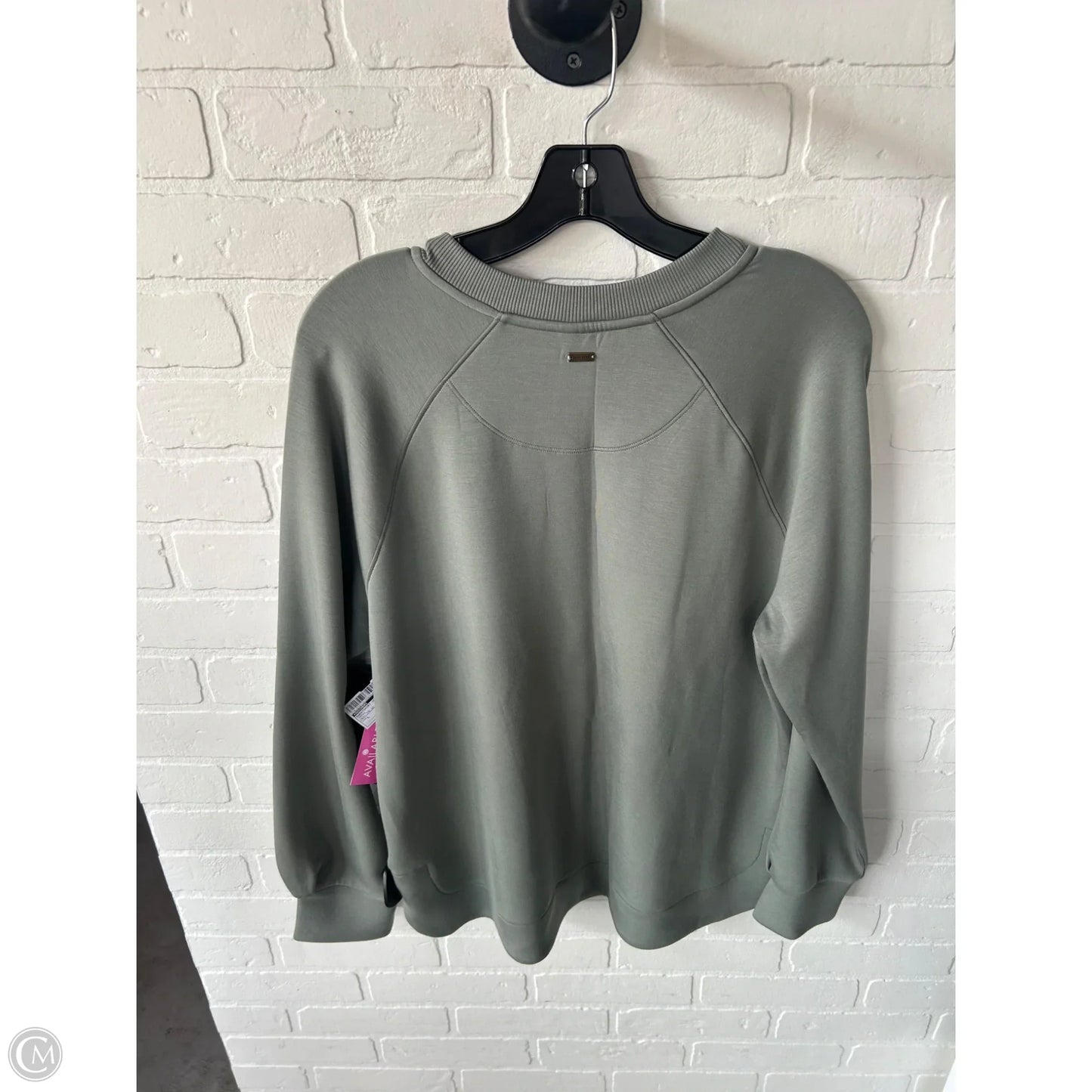 Sweatshirt Crewneck By Skechers In Green, Size: L
