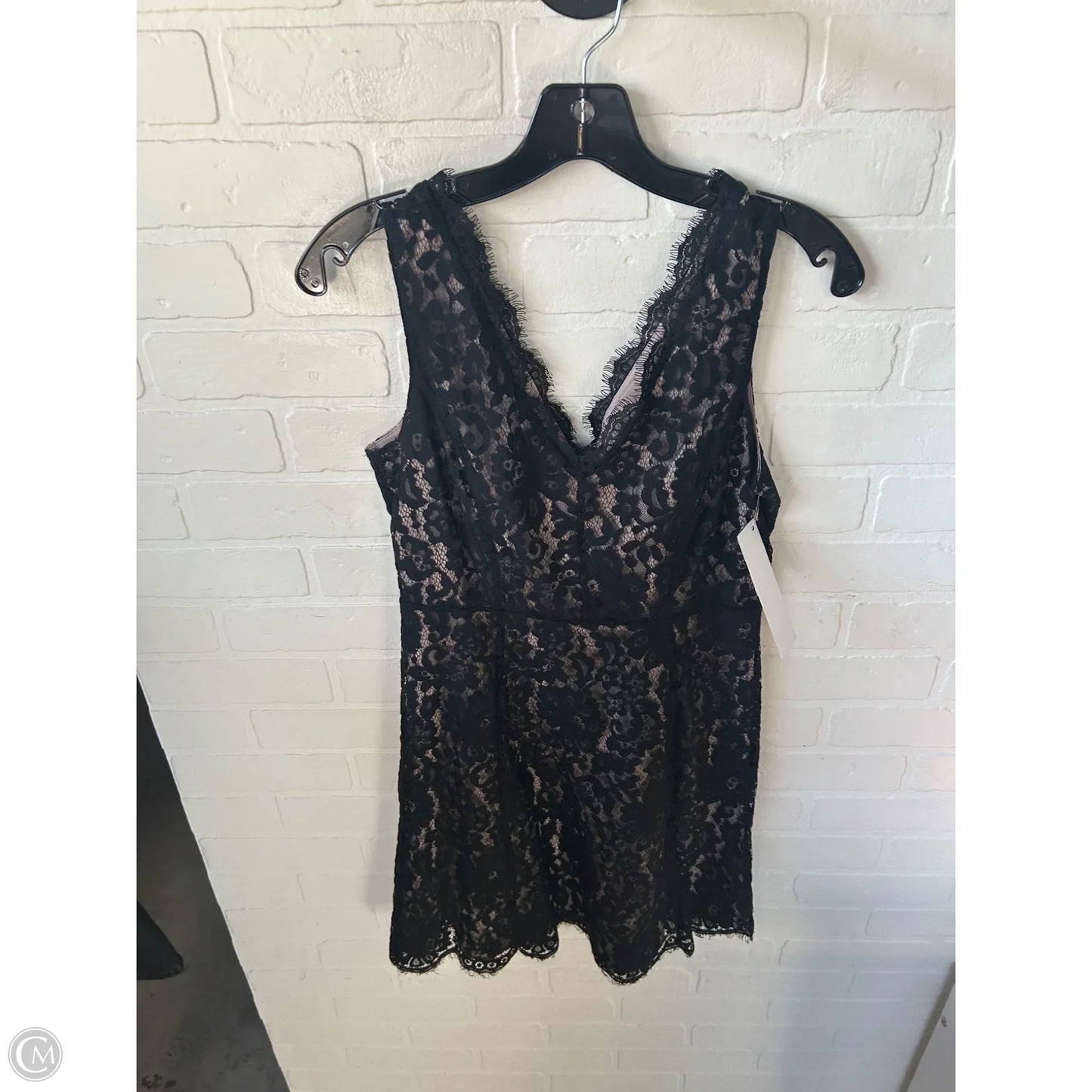 Dress Party Short By Loft In Black & Tan, Size: Xs